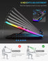 KeiBn Upgrade Laptop Cooling Pad A13, RGB Lights, 6 Fans for 15.6 Inch Laptops, 10 Modes