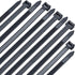 Zip Ties 16 Inch Black Wire Ties, 100 per Pack, Electrical Cable Ties with 60 lbs Tensile Strength for Outdoor Use