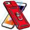 SunStory iPhone 8/7/6 Plus Case with HD Screen Protector, Slide Camera Cover & Kickstand, Military-Grade, Red