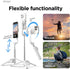 elago Magnetic Selfie Stick Tripod - White Compatible with MagSafe for iPhone and Galaxy, Portable, Lightweight,