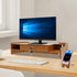QUSKLISU (03) Computer Monitor Stand, Computer Rack with Drawers, Two top Platforms Desk Organizer Monitor Stand