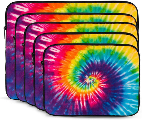 Tie Dye Waterproof Laptop Sleeve Case for Men Women 13 inch, Suitable for Most iPads and Laptops