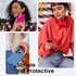 ORNARTO Slim Liquid Silicone Phone Case for iPhone 14 Pro Max, 6.7 inch, Red with Microfiber Lining