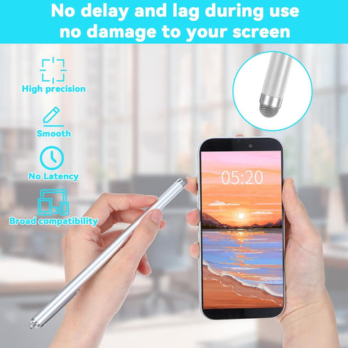 JIEYAO 3 Pcs Stylus Pens for Touch Screens, Universal Stylus Pen High Sensitivity Touchscreen Pen Large Stylus Pen