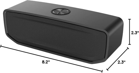 Portable Bluetooth Speaker with 20W HD Stereo Sound, Water-Resistant, Battery Powered for Home, Sports, Beach, Travel