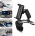 Zosgrew 360 Car Dashboard Phone Holder, Degree Rotation Dashboard Cellphone Mount, Multifunctional Sun Visor Rearview