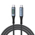 240W USB C to USB C Fast Charging Cable with LED Display 1m/3.3ft, PD 3.1, USB 4 for MacBook/iPad/Samsung
