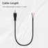 4 Pack RCA Male to Speaker Wire, RCA Male Plug Adapter to Bare Wire Open End Audio Cable for Amplifier