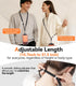 4-IN-1 15-31 inch 2 Phone Lanyard + Wrist Strap, Adjustable Cell Phone Lanyard with Tether Tabs for iPhone,Smartphone
