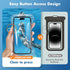 UNBREAKcable Waterproof Phone Pouch, IPX8 Universal Dry Bag with Lanyard for iPhone 14 13 12 11 Pro Max