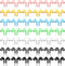 50 Pack Bulk Earbud Headphones with Mic Assorted Colors Student in Ear