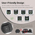 ZENIKO ZF04 6500K200K,372 Lightweight On-Camera Flash,Mini Flash Speedlite, CCT Full-Power Flash Light with Universal