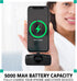 3-in-1 Portable Charger 5000mAh Battery, Ultra-Compact Fast Charging Support for iPhone, USB-C Devices, Smartwatch