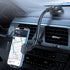 Junecarp 2 1 Car Phone Holder Mount,Dashboard/Windshield/Air Vent Cell Phone Holder,Gooseneck Long Arm Cradle