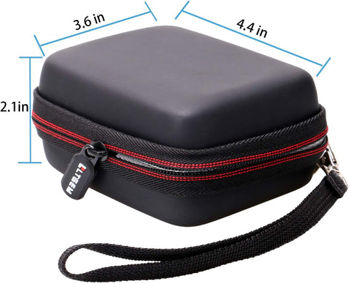 LTGEM Hard Carrying Case for JBL GO2 / GO Waterproof Ultra-Portable Bluetooth Speaker, Black+Blue