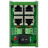 CZH-LABS DIN Rail Mount 2 Ports Passive RJ45 PoE Power Injection Board, Power Over Ethernet Injector