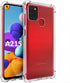 Samsung Galaxy A21S TPU Protective Cover, Transparent Soft Four Corners Case