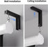 suptek 6 inch 66 lbs, 30 PRL001B, (1 Universal Projector Screen Wall Mount L-Brackets Wall Hanging Mount Adjustable