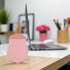 Tustao Pink Universal Stick-On Mouse Pouch Holder for Sleevefor Laptop Reusable Adhesive Storage Mouse Holder, Cover
