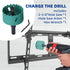 Riozoo 2 TV Wire Hider Kit for Wall Mount TV, White in Wall Cable Management Kit, Includes Pass Throughs and Hole Saw