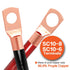 8 Gauge Wire (25ft Each - Red/Black), Copper Clad Aluminum CCA, Car Amplifier Power & Ground Cable