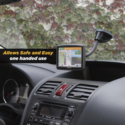 Scosche MAGWDMB MagicMount Flex Neck Suction Cup Car Phone Mount for Dashboard/Windshield, 360° Adjustable Magnetic