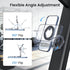 Itramax Stand,360 17 16 15 14 13 12 Magnetic Phone Holder for Gym,Double Ring Magnetic Gym Phone Adjustable Cell-Phone