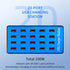 FUHAOXUAN Station,100W 20-Port USB Charging Multi Device Charger with Intelligent Safety Features,Charging Station