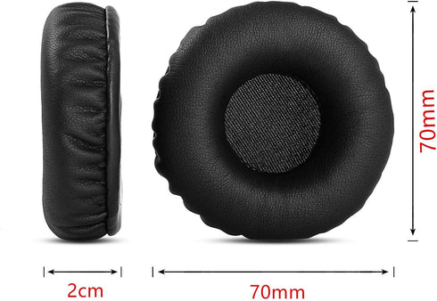 HX-HP420 Earpads, Compatible with Jam HX-HP420 Headphones, Memory Foam Cushions, Black