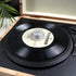 45 RPM Record Adapter Solid Aluminum 7 Inch Vinyl Record Dome 45 Adapter for Turntables Silver