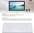 Silent Slim Bluetooth Keyboard for iOS, Android, Windows, Smart TV, and BT Devices (Russian)