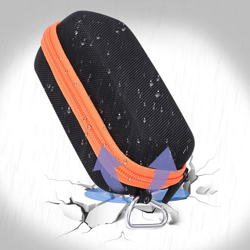 Aenllosi 20/20x/30x/22x/32x Hard Carrying Case Replacement for Garmin eTrex Handheld GPS by (Orange Zipper)