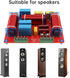 DriSentri 3 400W 4-8 3 Way Crossover, Adjustable Ohm Way One High & Two Low Frequency Divider, HiFi Speaker Crossover