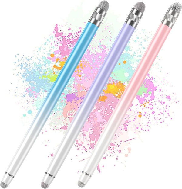 3PCS Stylus Pens for Touch Screens, Compatible with iPhone/iPad/Tablet Android/Microsoft/Surface, All Touch Screens