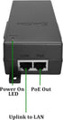 EverStar iPoE-24W48DW 100Mbps | 9-36V DC in | 48V/0.5A 24W DC PoE Out | Solar PoE Injector/Adapter, Black