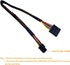 COMeap SATA Power Cable for Dell Inspiron 3653 3650 Series, SATA 15 Pin to Mini 6 Pin ATX Adapter (Pack of 2)