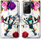 Case for Samsung Galaxy Note 20 Ultra 5G, Hummingbird in Flowers Leather Flip Wallet Cover with Card Slot