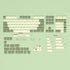 Matcha 3.0 Dye Sub ZDA PBT Keycap Set, Similar to XDA for MX Split Keyboard 104 87 61 Melody 96 KBD75 ID80 GK64