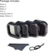 Neutral Density/Circular Polarizing Lens Filter Kit, Lens Cover for GoPro Hero 9 10 11 12 Black Action Cameras