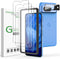 amFilm 3+1 Pack Tempered Glass Screen Protector for Google Pixel 8A, Bubble Free, Anti-Scratch, Case Friendly, Easy