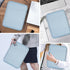 MoKo 12.9 Inch Waterproof Tablet Sleeve Bag, Compatible with iPad Pro M4 & Air M2 2024, Misty Blue