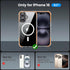 Gotubiim 16 Protector*2,Anti-Yellowing,Compatible 16 6.1",Clear-Orange for iPhone Case,Screen with MagSafe,[Military