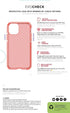 tech21 Evo Check Phone Case for Apple iPhone 11 Pro, 12 ft. Drop Protection, Coral