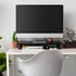 1-Tier Countertop Closet IRIS USA Multi-Purpose Modern PC Monitor Organizer Stand with Metal Legs, Ergonomic Desktop
