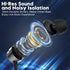 Wired Earbuds with Microphone, in Ear Headphones with Heavy Bass & Noise Isolation, Compatible with Samsung, Tablet,