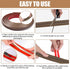 DBHXXMB-HH Hider,10FT Cavity:0.3"(W) 0.28"(H) Floor Cord Cover Self Adhesive Cord Cable Management, Extension Strip
