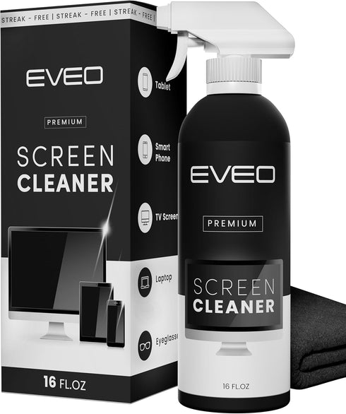 Screen Cleaner Spray (16oz) - Large Bottle for TV, Computer, Laptop, Phone, and iPad Cleaning