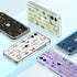 GiiKa iPhone 12 Case with Screen Protector, Clear Floral Shockproof Hard Case with TPU Bumper for iPhone 12