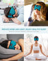 MUSICOZY Sleep Headphones 3D Bluetooth 5.4 Headband Sleep Mask, Wireless Music Earbuds Eye Mask for Side Sleepers