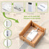 Pezin & Hulin Bamboo Charging Stand, Dock Organizer for Multi Devices with 5 Cables, No Power Charger Block